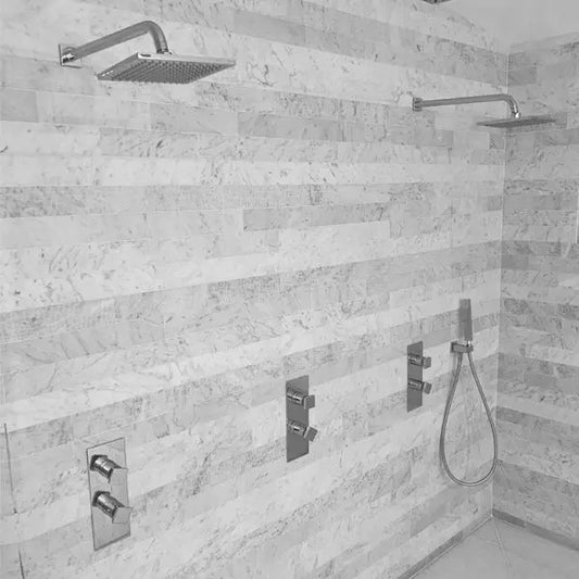 Shop Mir Skalini 3x12 Etched Waves Carrara | Artistic Tile & Stone