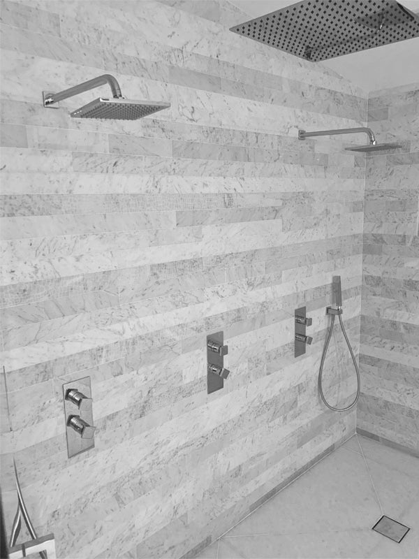 Shop Mir Skalini Etched Dots Carrara 3x12 |   Artistic Tile & Stone