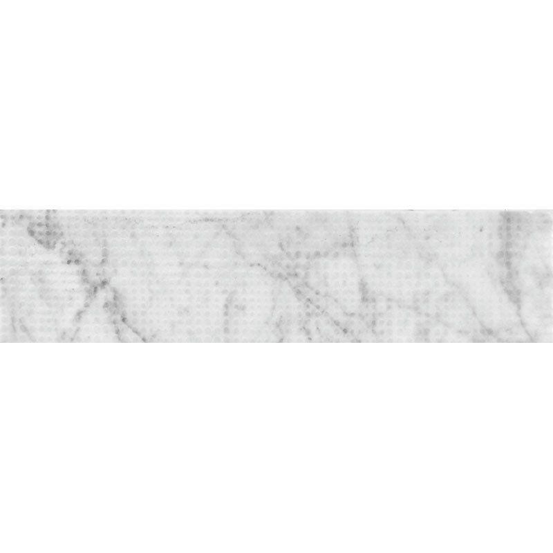 Shop Mir Skalini Etched Alligator Carrara 3x12 |   Artistic Tile & Stone