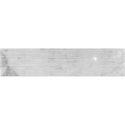 Shop Mir Skalini Etched Waves Carrara 3x12 |   Artistic Tile & Stone