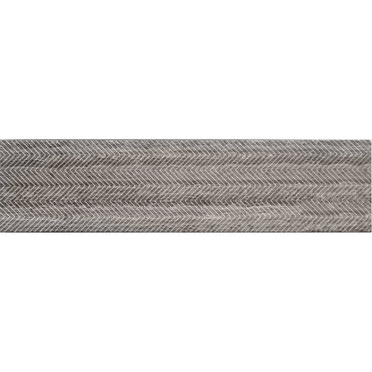 Shop Mir Skalini Etched Chevron Wooden Grey 3x12 |   Artistic Tile & Stone