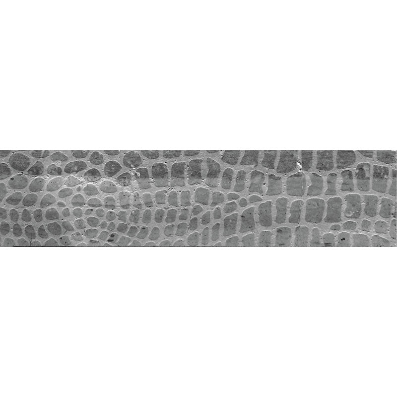 Shop Mir Skalini Etched Alligator Silver Grey 3x12 |   Artistic Tile & Stone