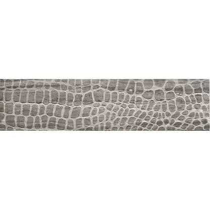 Shop Mir Skalini 3x12 Etched Alligator Wooden Grey | Artistic Tile & Stone