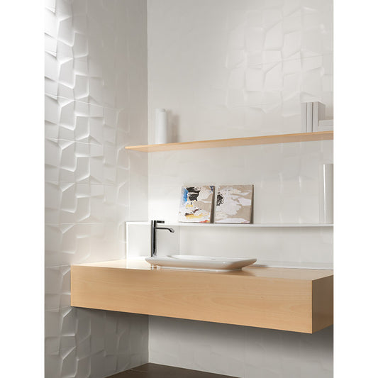Shop Mir Matrix Blanco Contour 11.7 x 35.2 |   Artistic Tile & Stone