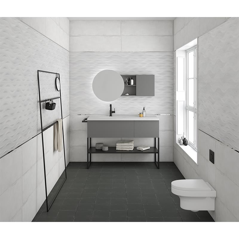 Shop Mir Matrix Blanco Wave 11.7 x 35.2 |   Artistic Tile & Stone