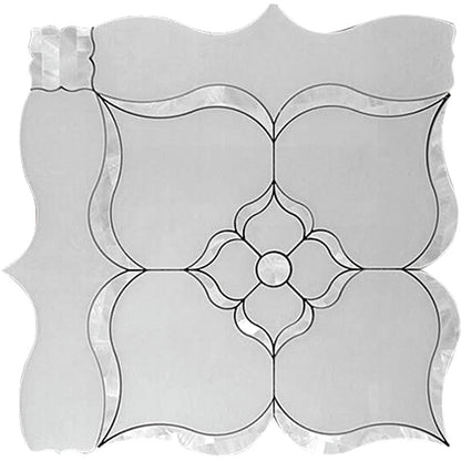 Shop Mir Skalini Coastal Flower |   Artistic Tile & Stone