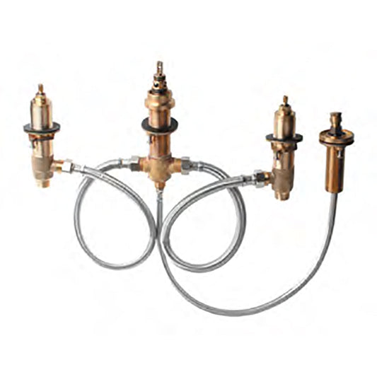 Shop Fluid 2005B Dual Handle Deck Mount Tub Filler Rough-in W/Diverter |   Artistic Tile & Stone