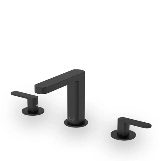 Shop Fluid F28006MB Wisdom Black Dual Handle Tap |   Artistic Tile & Stone