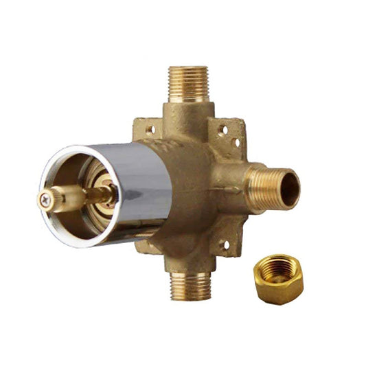 Shop Fluid F5610B 3-way Diverter Rough-in Thermostatic Valve with Sharing Options |   Artistic Tile & Stone