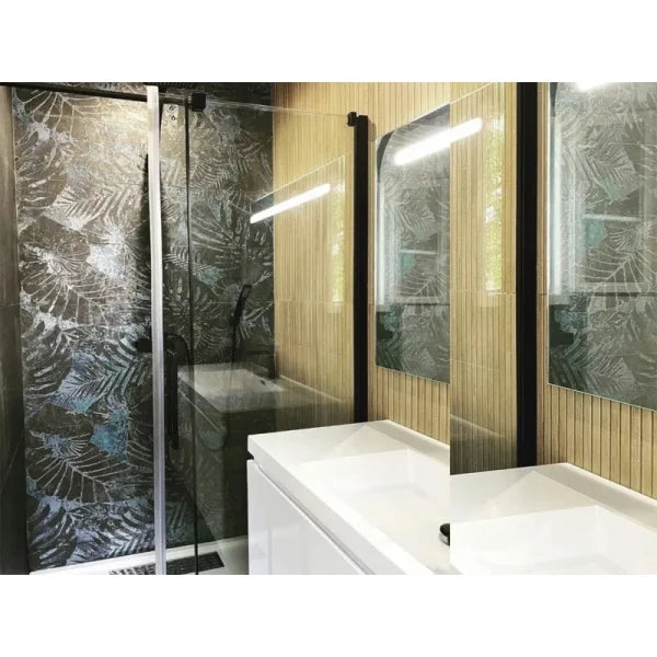 Shop Mir Jumanji Black Tropic Deco 12x48 |   Artistic Tile & Stone