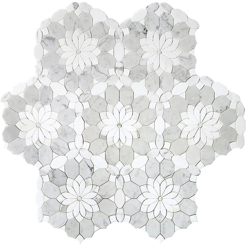Shop Mir Skalini Merletto Bianco |   Artistic Tile & Stone