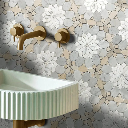 Shop Mir Skalini Merletto BeigeÂ |Â Â  Artistic Tile & Stone