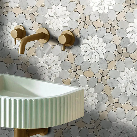 Shop Mir Skalini Merletto BeigeÂ |Â Â  Artistic Tile & Stone
