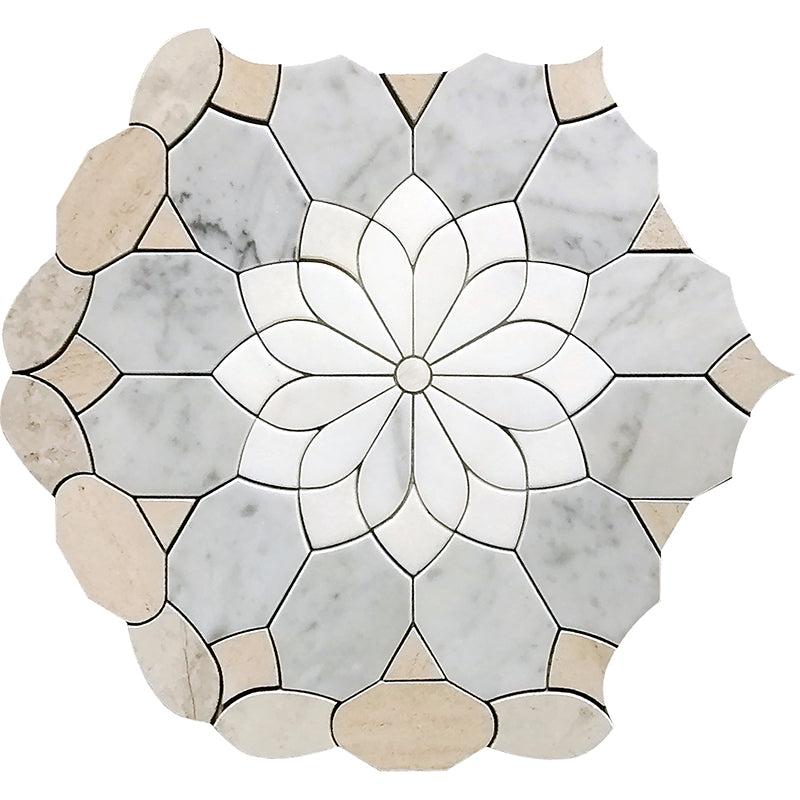 Shop Mir Skalini Merletto Beige |   Artistic Tile & Stone