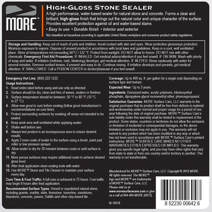 More High Gloss Stone Sealer Gallon 