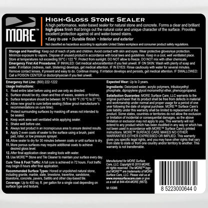 More High Gloss Stone Sealer Quart 