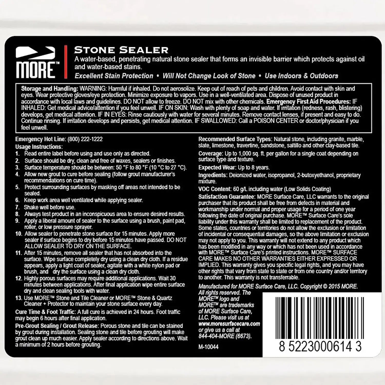 More Stone Sealer Pint 