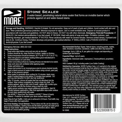 More Stone Sealer Quart 