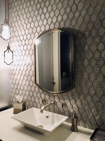 Shop Mir Skalini Peacock Grey |   Artistic Tile & Stone