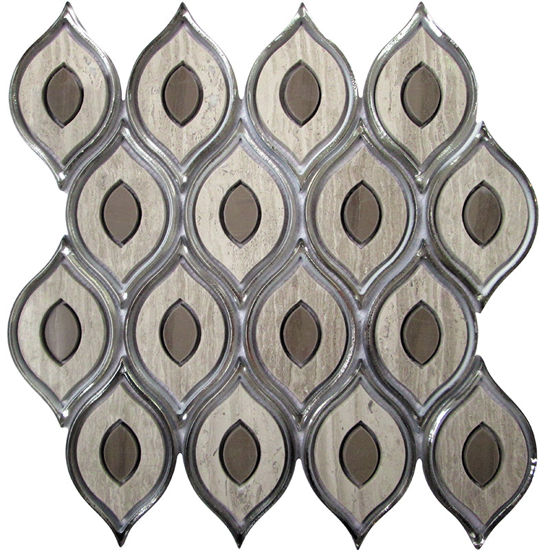 Shop Mir Skalini Peacock Grey |   Artistic Tile & Stone