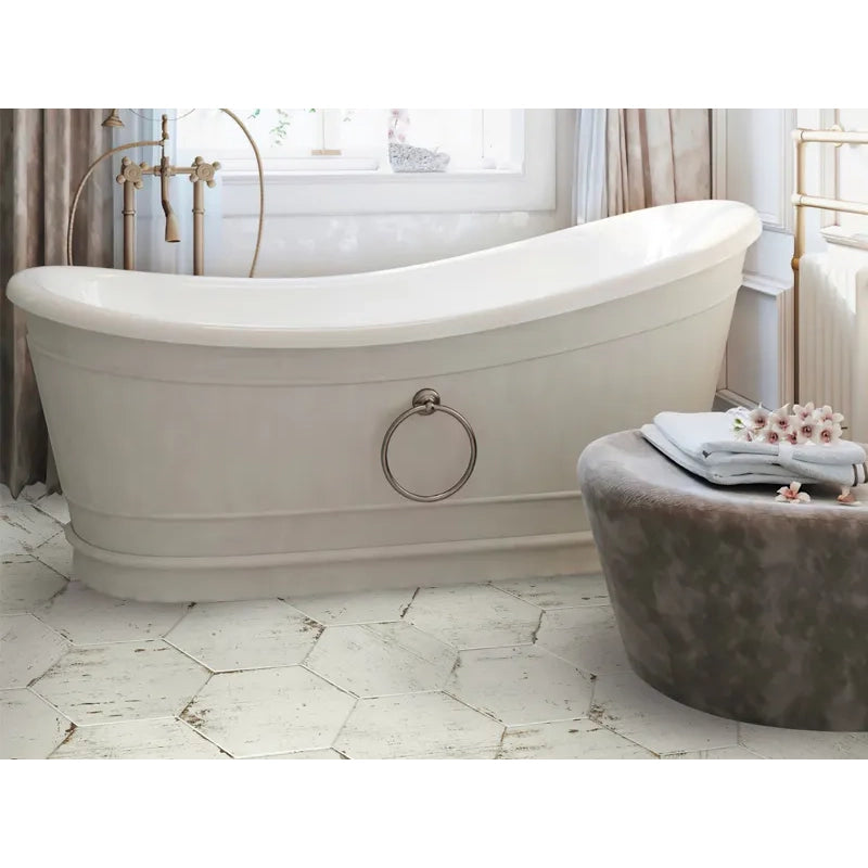 Shop Mir Retro Blanco Hex |   Artistic Tile & Stone