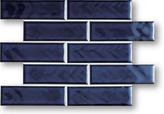 Shop Cepac Rhine RHI-4P Royal Blue Pattern 1.75x5.75 |   Artistic Tile & Stone
