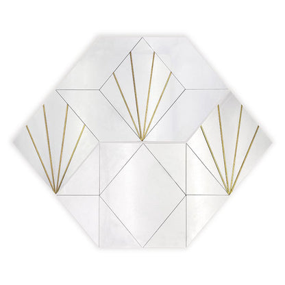 Shop Mir Skalini Rockefeller White Crown (Set of 2) |   Artistic Tile & Stone