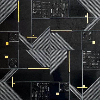 Shop Mir Skalini Rockefeller Black Nouveau |   Artistic Tile & Stone