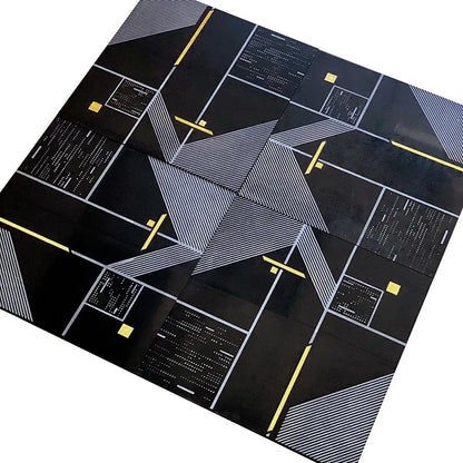 Shop Mir Skalini Rockefeller Black Nouveau |   Artistic Tile & Stone