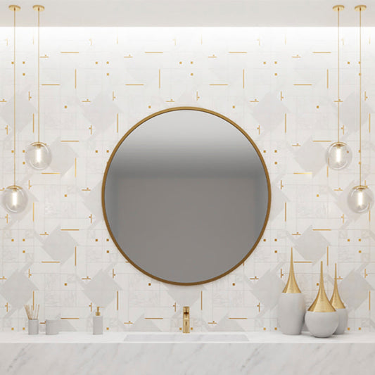 Shop Skalini Rockefeller White Nouveau |   Artistic Tile & Stone