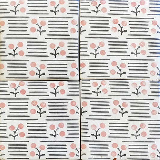 Shop Tabarka Rosewater 1 on 6 x 6 | Artistic Tile & Stone