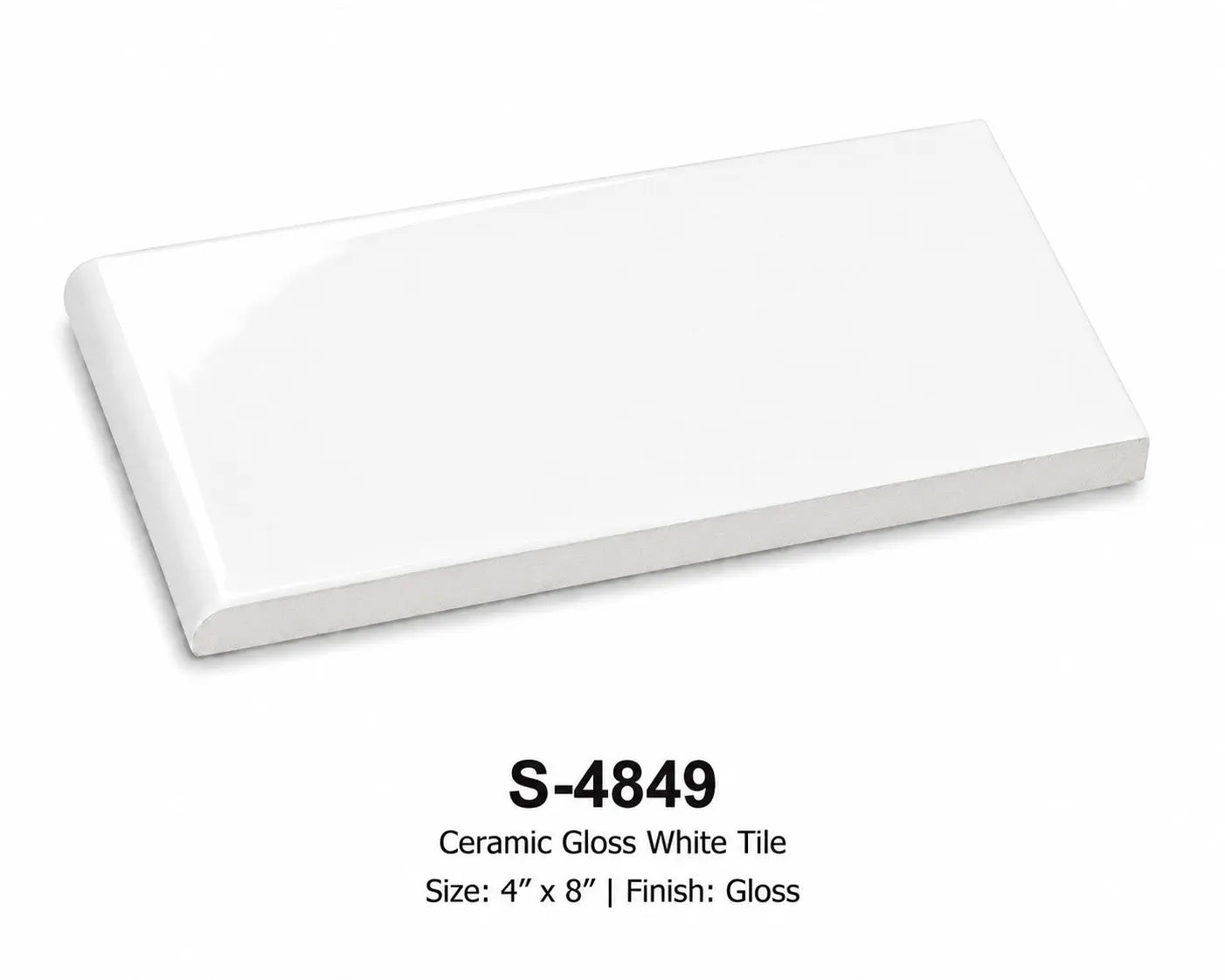 Shop Tuxedo S4849 SBN on 4 inch Side |   Artistic Tile & Stone