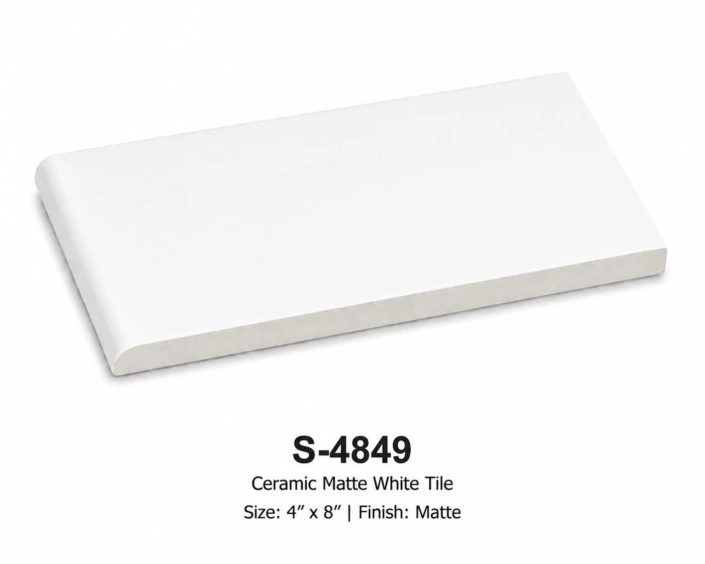 Shop Tuxedo S4849 SBN on 4 inch Side |   Artistic Tile & Stone