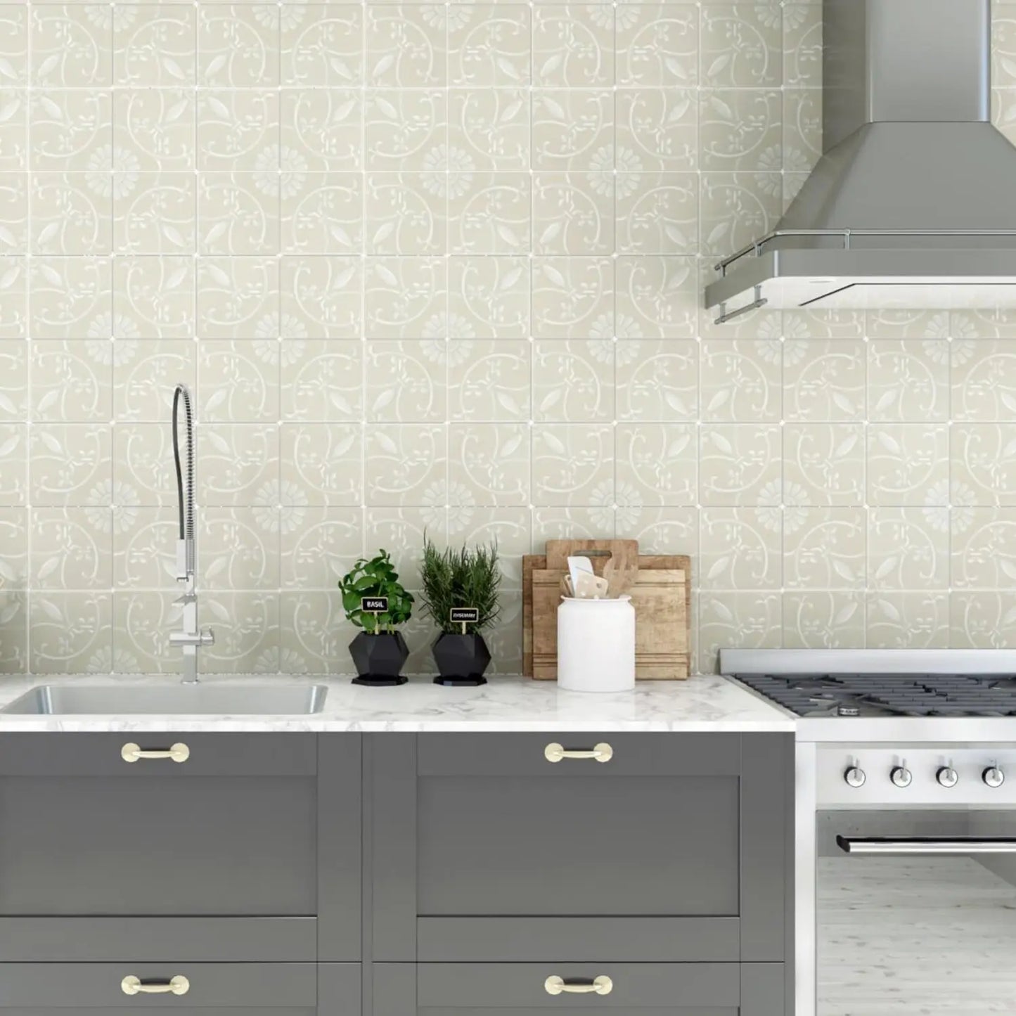Shop Catalina San Miguel Crema 6x6 | Artistic Tile & Stone