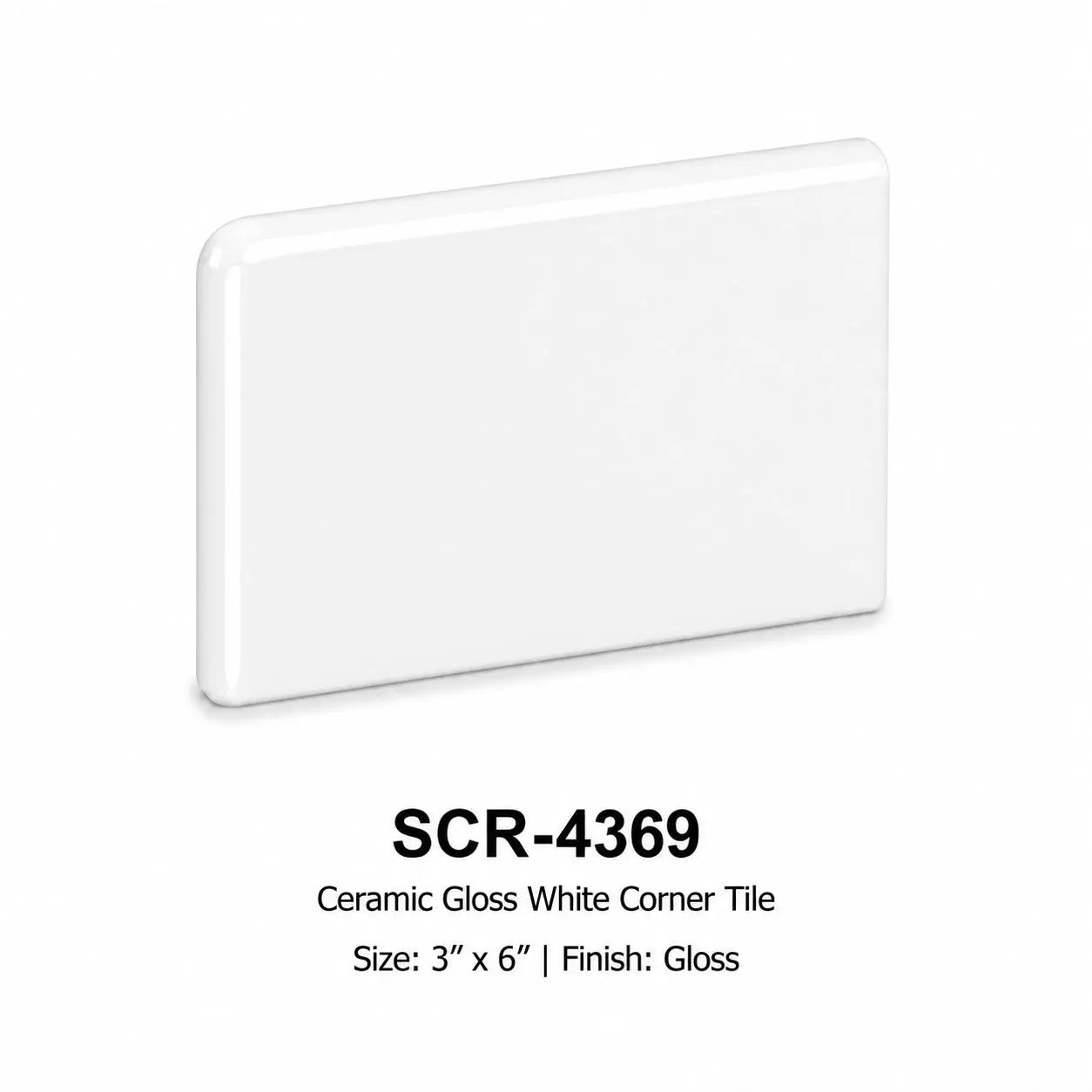 Shop Tuxedo SCR4369 Dn Angle 3x6 Right |   Artistic Tile & Stone