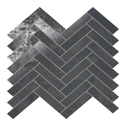 Shop Mir Stellar Steel Herringbone | Artistic Tile & Stone