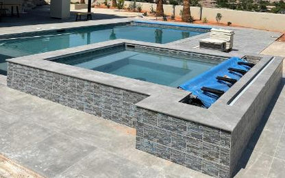 Shop Stone Ledge 6x6 Grey  From FujiwaÃ‚Â |Ã‚Â Ã‚Â  Artistic Tile & Stone