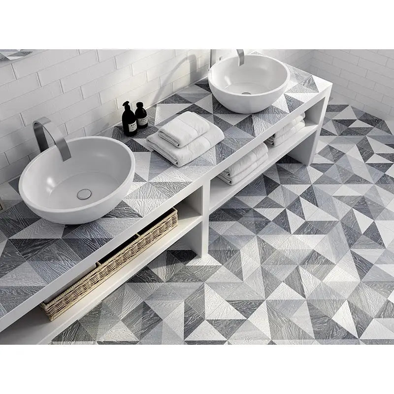 Shop Urbana Wood Black 6.5 x 6.5 |   Artistic Tile & Stone