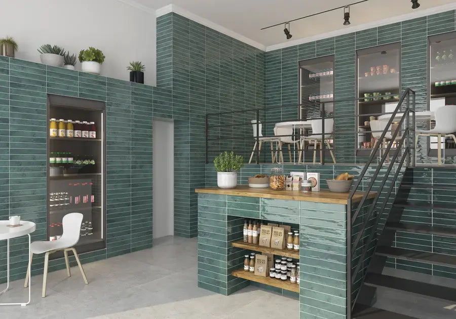 Shop Marcato Zellige Verde 2x16 | Artistic Tile & Stone