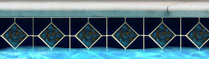 Shop Ambon 6 Deco Royal Blue  6x6 From FujiwaÂ |Â Â  Artistic Tile & Stone