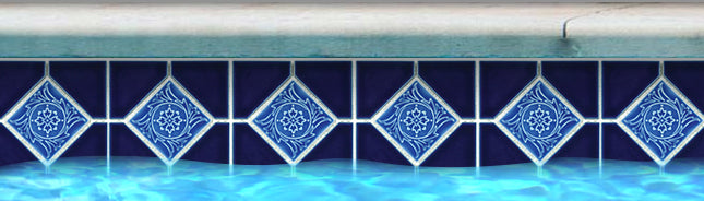 Shop Ambon 7 Deco Cobalt Blue 6x6 From FujiwaÂ |Â Â  Artistic Tile & Stone