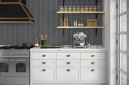 Shop Palms Graphite Matte 9-1/4 x 11-3/4 |   Artistic Tile & Stone