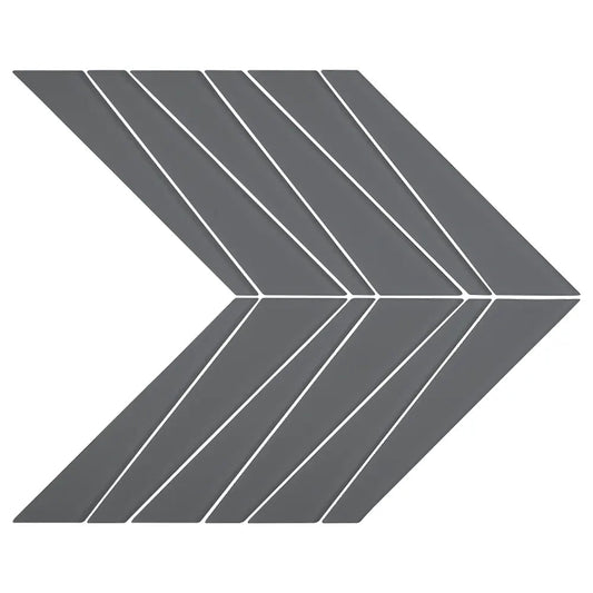 Shop Palms Graphite Matte 9-1/4 x 11-3/4 |   Artistic Tile & Stone