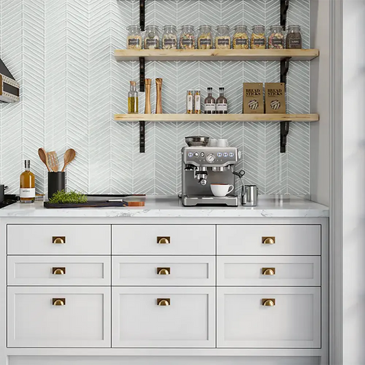 Shop Palms Pure Silk Gloss 9-1/4 x 11-3/4 |   Artistic Tile & Stone