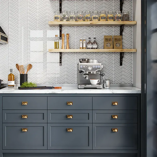 Shop Palms Tule Gloss 9-1/4 x 11-3/4 |   Artistic Tile & Stone