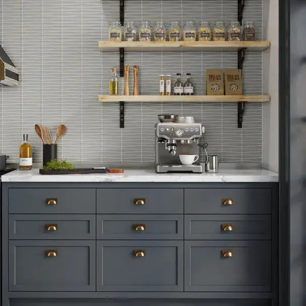 Shop Island Stone Waveline Fog Matte  12-3/4 x 12-5/8ÃƒÆ’Ã¢â‚¬Å¡Ãƒâ€šÃ‚Â |ÃƒÆ’Ã¢â‚¬Å¡Ãƒâ€šÃ‚Â ÃƒÆ’Ã¢â‚¬Å¡Ãƒâ€šÃ‚Â  Artistic Tile & Stone