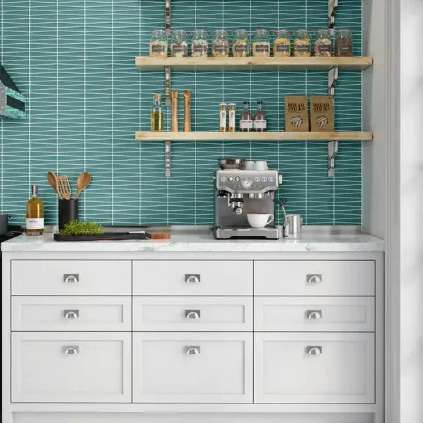 Shop Island Stone Waveline Lagoon Matte 12-3/4 x 12-5/8ÃƒÆ’Ã¢â‚¬Å¡Ãƒâ€šÃ‚Â |ÃƒÆ’Ã¢â‚¬Å¡Ãƒâ€šÃ‚Â ÃƒÆ’Ã¢â‚¬Å¡Ãƒâ€šÃ‚Â  Artistic Tile & Stone