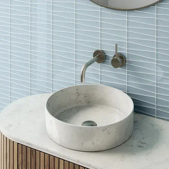 Shop Island Stone Waveline Oceania Gloss 12-3/4 x 12-5/8ÃƒÆ’Ã¢â‚¬Å¡Ãƒâ€šÃ‚Â |ÃƒÆ’Ã¢â‚¬Å¡Ãƒâ€šÃ‚Â ÃƒÆ’Ã¢â‚¬Å¡Ãƒâ€šÃ‚Â  Artistic Tile & Stone