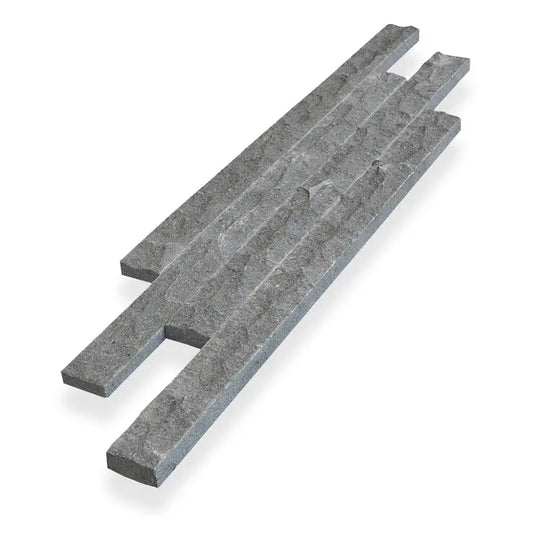 Cladding Uniform Strip Grey Andesite Chipped 5x16 
