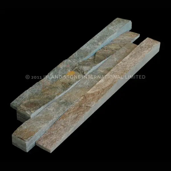 Shop Island Stone Cladding Rustic Copper Quartzite 4x23 | Artistic Tile & Stone